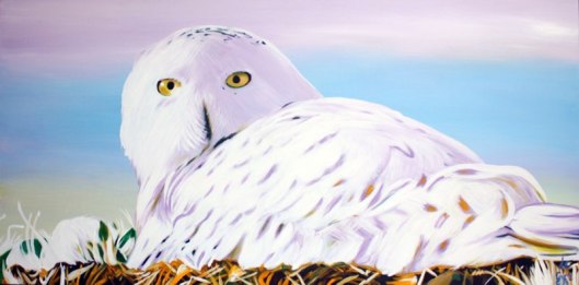 Serena de Gier, Hatching (La cova), 2013. Acrylic on canvas, 50 x 100, private collection http://www.serenadegier.com/Serena_de_Gier/Welcome.html 
